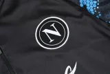 2024-25 Napoli Blue Black Kids Half Pull Tracksuit (童装)(半拉链)