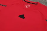 24-25 AD Red Training Short Suit #3333(100%Cotton)纯棉