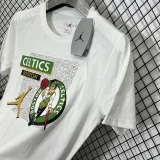 T196 Celtic Jordan White High Quality Casual T-Shirt