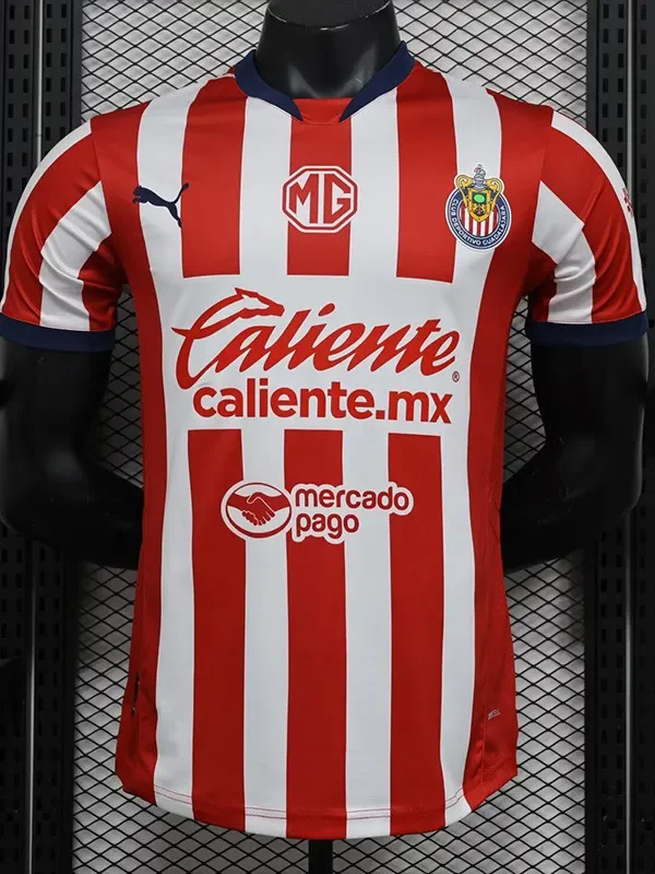 24-25 Chivas Home Player Version Soccer Jersey
