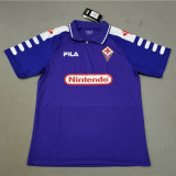 1998-1999 Fiorentina Home Retro Soccer Jersey