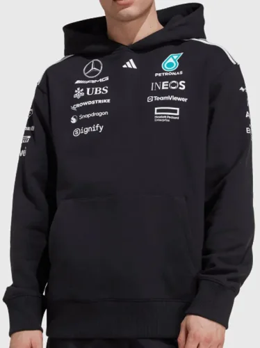 2025 Fl Mercedes Black Hoody(有帽卫衣)