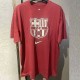 24-25 BAR Brown Red High Quality Casual T-Shirt
