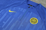 23-24 INT Blue Half Pull Tracksuit (半拉链)