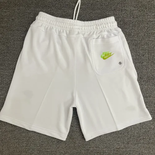 CN02白 NK White Embroidered Multicolor Logo Casual Short Pants