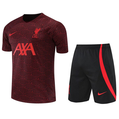 22-23 LIV Red Training Short Suit