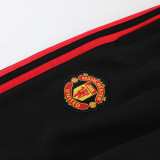 23-24 Man Utd Black Jacket Tracksuit #03
