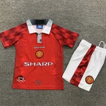 1996-1997 Man Utd Home Kids Retro Soccer Jersey 1996-1997 Man Utd Home Kids Retro Soccer Jersey