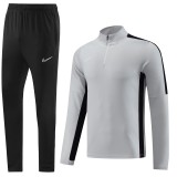2023 NK Grey Half Pull Tracksuit (半拉链) #NB05