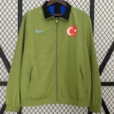 24-25 Turkey Green & Blue Double Sided Windbreaker (双面风衣)