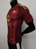 24-25 Roma Home Player Version Soccer Jersey