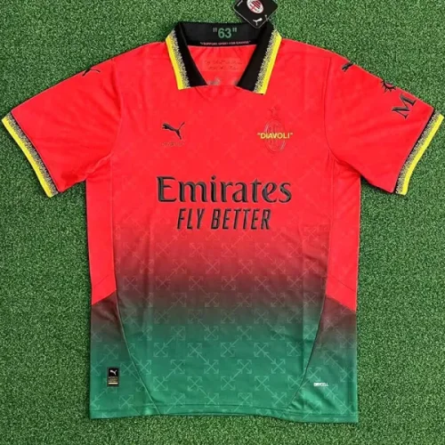 24-25 ACM Red Green Special Edition Fans Soccer Jersey