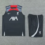 24-25 LIV Dark gray Tank top and shorts suit