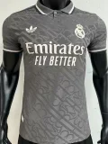 24-25 RMA Grey  Player Version Soccer Jersey