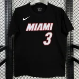T142 HEAT WADE #3 Black High Quality Casual T-Shirt