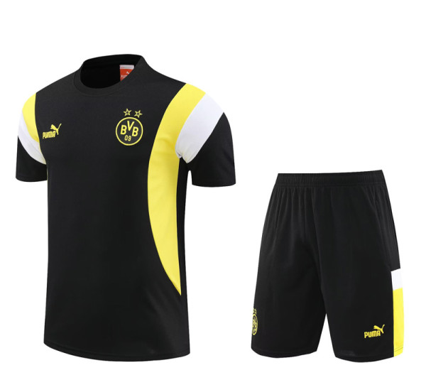 23-24 Dortmund Black Training Short Suit