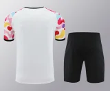 24-25 Man Utd White Training Short Suit