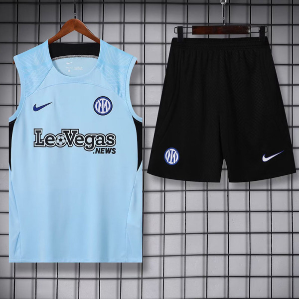 23-24 INT Light Blue Tank top and shorts suit