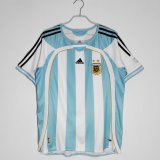 2006 Argentina Home  Soccer Jersey
