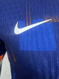 2024 Netherlands Away   Player Version Soccer Jersey
