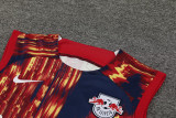 23-24 RB Leipzig Red Blue Tank top and shorts suit