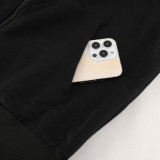 23-24 NK Grey Black Hoodie Jacket Tracksuit #NM06 (灰并黑)