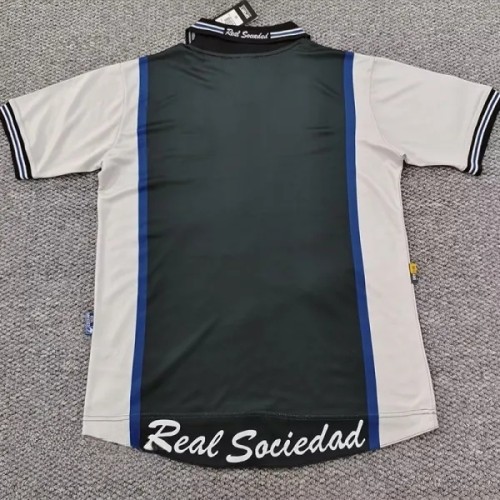 2000-2002 Real Sociedad Away Retro Soccer Jersey