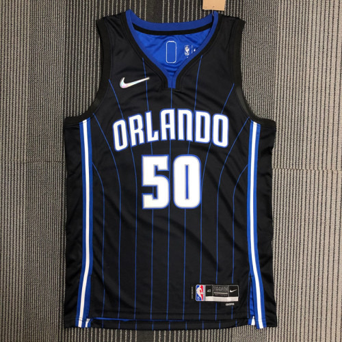 21-22 Magic ANTHONY #50 Black 75th Anniversary Top Quality Hot Pressing NBA Jersey