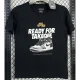 T129 Jordan Black High Quality Casual T-Shirt