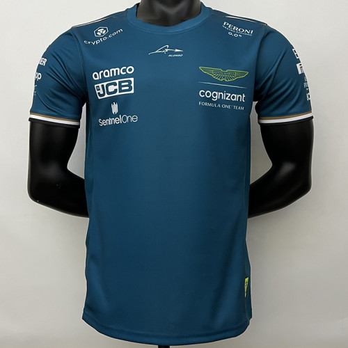 2023 F1 Aston Martin #14 Green Racing Suit(圆领14号车)
