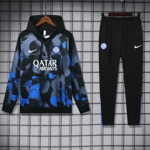 24-25 INT Grey blue Hoodie Tracksuit(卫衣套装)
