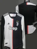 2019-2020 JUV Home Player Version 长袖球员 Long SleeveRetro Soccer Jersey