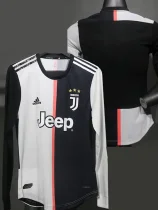 2019-2020 JUV Home Player Version 长袖球员 Long SleeveRetro Soccer Jersey