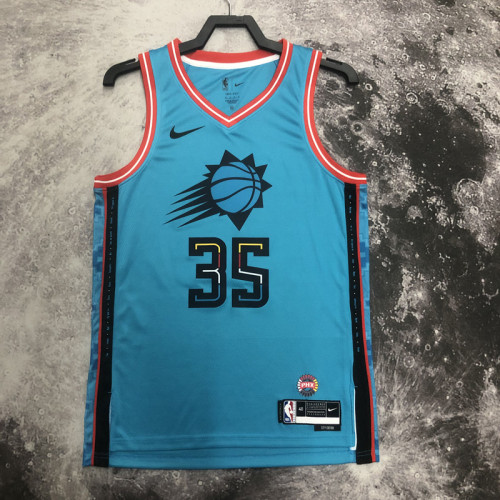 SUNS DURANT #35 Blue Top Quality Hot Pressing NBA Jersey