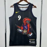 24-25 Raptors BARRETT #9 Black City Edition Top Quality Hot Pressing NBA Jersey