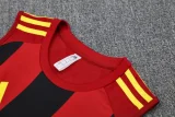 2025 AD Red black Tank top and shorts suit