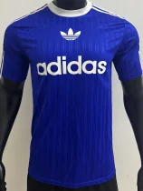 2025 AD Casual Blue Player Version Training shirts *三叶草 2025 AD Casual Blue Player Version Training shirts *三叶草