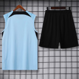 23-24 INT Light Blue Tank top and shorts suit