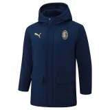 24-25 ACM Royal Blue Hooded Windbreaker Fabric Cotton Coat #G257(黄标)