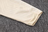 23-24 PSG Beige Half Pull Tracksuit #B648 (半拉链)