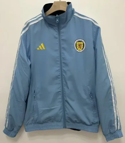 24-25 Scotland Grey & Light blue Double sided windbreaker (双面风衣)
