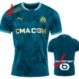 24-25 Marseille Away Fans Soccer Jersey (Print PA.TR&bo.ger)