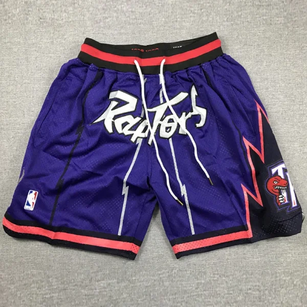 Raptors Purple City Edition Top Quality NBA Pocket Pants *猛龙
