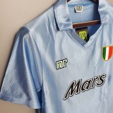 1990-1991 Napoli Home Retro Soccer Jersey