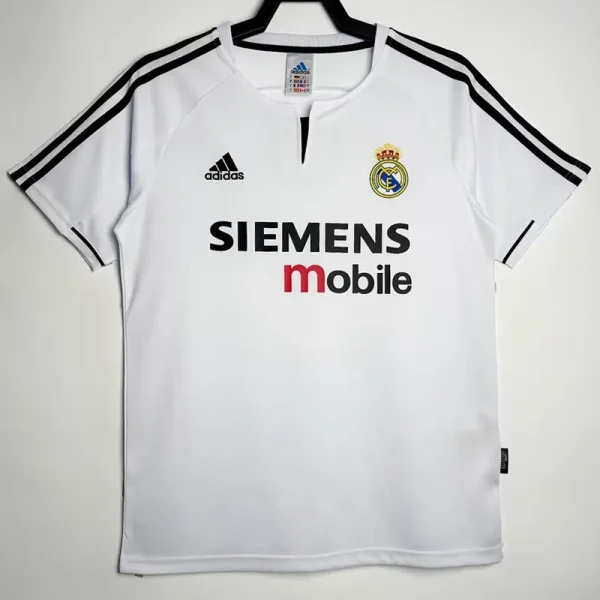 2003-2004 RMA Home Retro Soccer Jersey