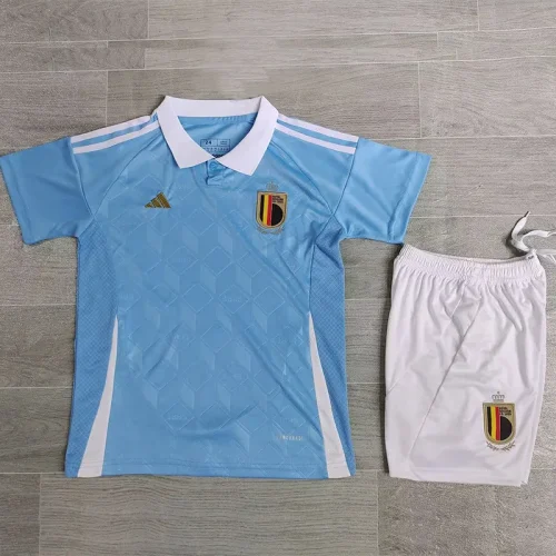 24-25 Belgium Away Kids Soccer Jersey