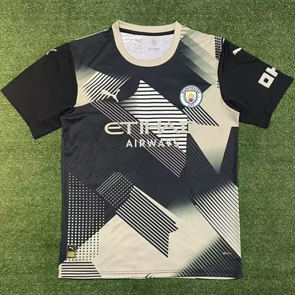 25-26 Man City Black Yellow Concept Edition Training shirts
