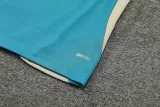 24-25 Marseille Lake blue Half Pull Tracksuit (半拉链)