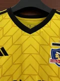 24-25 Colo-Colo Yellow GoalKeeper Fans Soccer Jersey