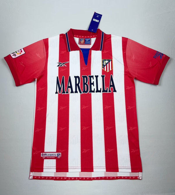 1998-1999 ATM Home Retro Soccer Jersey *带章